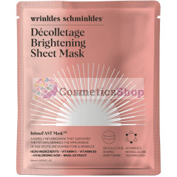 Wrinkles Schminkles- InfuseFAST Decollatage Brightening Sheet Nask 1 pcs.