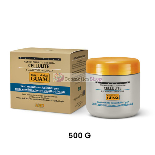 GUAM- Trattamento Anticellulite Pelli Sensibili e/o con Capillari Fragili 500 gr.