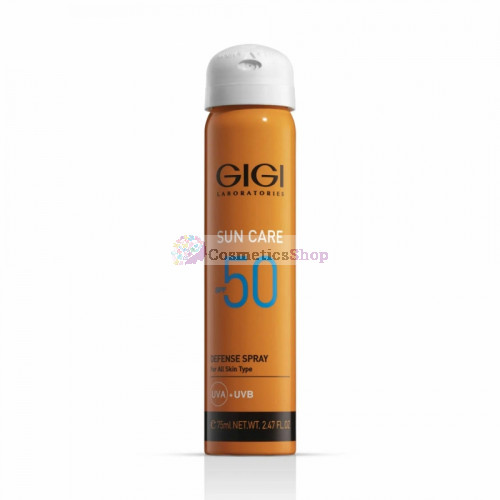 GIGI Sun Care- Защитный спрей для лица и шеи SPF50 75 ml.