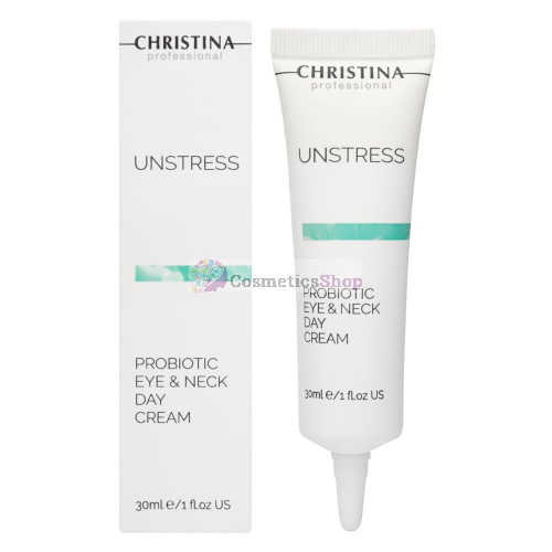 Christina Unstress- Probiotic Eye and Neck Day Cream SPF12 30 ml.
