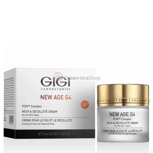 GIGI New Age G4- Крем для шеи и зоны декольте с комплексом PCM™ 50 ml.