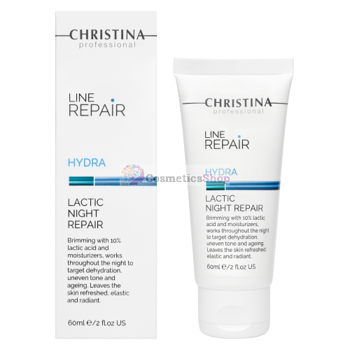 Christina Line Repair Hydra- Восстанавливающий ночной крем с молочной кислотой 10% 60 ml.