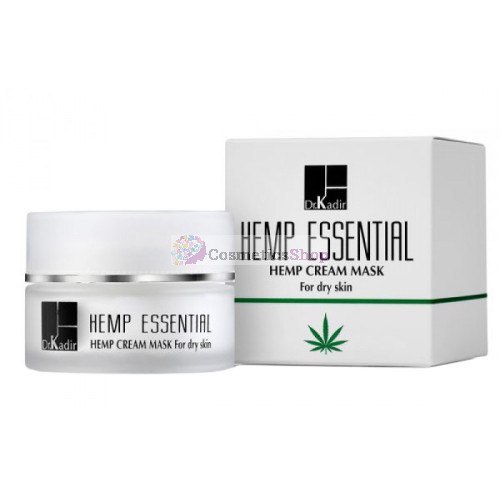 Dr.Kadir Hemp Essential- Maska-krēms ar kaņepju ekstraktu sausai ādai 50 ml.