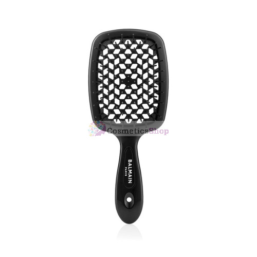 Balmain Detangling Brush Black- Расческа со специальными мягкими эластичными щетинками для распутывания волос