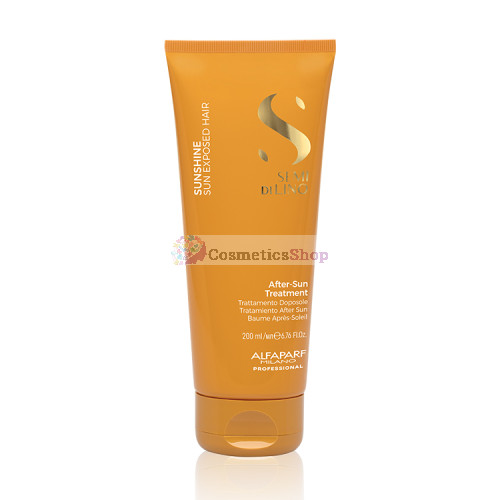 Alfaparf Semi Di Lino Sunshine- Крем-кондиционер для волос после пребывания на солнце 200 ml.