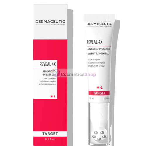 DERMAСEUTIC LABORATOIRE Target- Сыворотка для кожи вокруг глаз с аппликатором 15 ml. DERMAСEUTIC LABORATOIRE Target- Сыворотка для кожи вокруг глаз с аппликатором 15 ml.