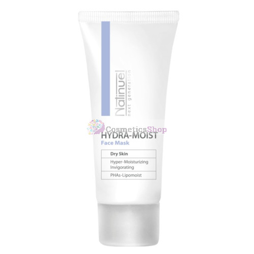 Natinuel HYDRA MOIST MASK- Maska paredzēta optimālā mitrinājuma līmeņa uzturēšanai un maiguma un elastības atgriešanai ādā 30 ml. 