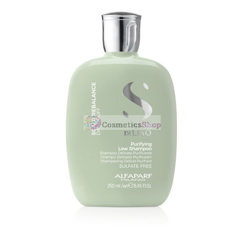 Alfaparf Semi Di Lino Scalp Rebalance Dandruff- Очищающий шампунь для кожи головы, против перхоти 250 ml.
