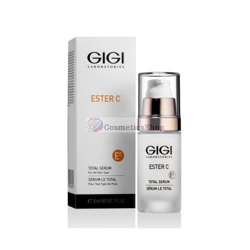 GIGI Ester C- Увлажняющая сыворотка с эффектом осветления 30 ml.