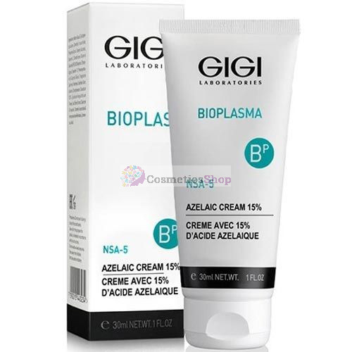 GIGI Bioplazma- Крем с 15% азелаиновой кислотой для жирной кожи 30 ml.