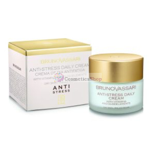 Bruno Vassari Anti Stress- Anti-tiredness Day Cream Dry Skins 50 ml.