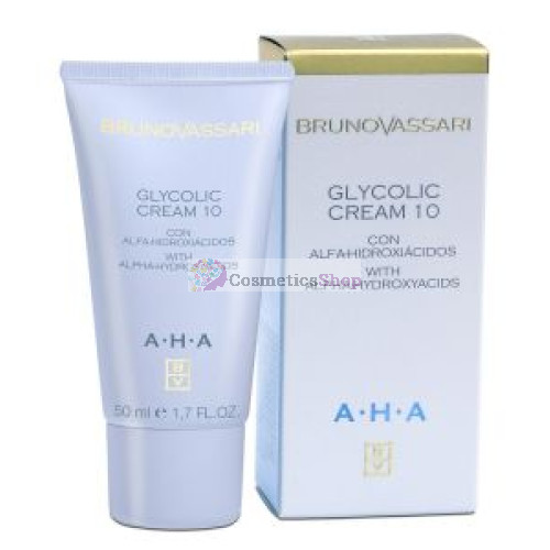 Bruno Vassari Aha- Cream with Glycolic Acid 50 ml.