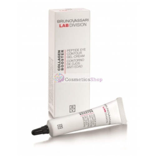 Bruno Vassari LAB DIVISION Collagen Booster- Гель-крем для глаз с пептидным комплексом 15 ml.