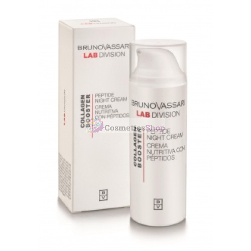 Bruno Vassari LAB DIVISION Collagen Booster- Night Cream with Peptides 50 ml.