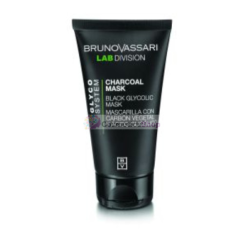 Bruno Vassari LAB DIVISION Glyco System- Mask with Charcoal and Glycolic Acid 65 ml.