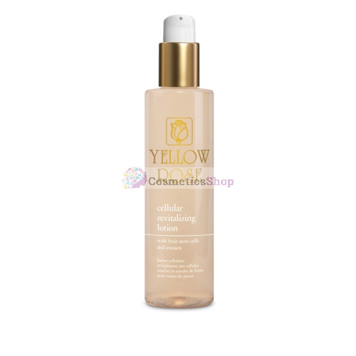 Yellow Rose Cellular Revitalizing- Moisturising and soothing lotion (alcohol free) 200 ml.