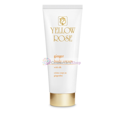 Yellow Rose Body- Ginger Body Cream With Silk 250 ml.