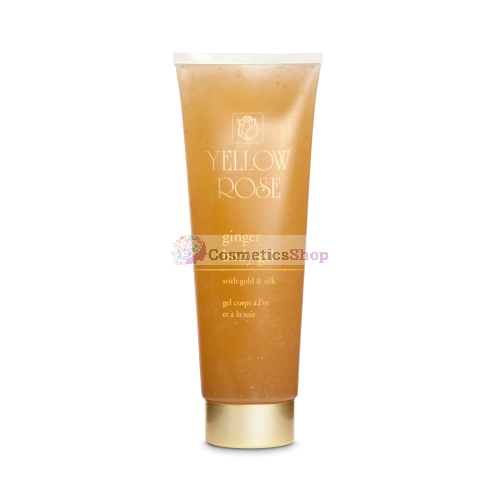 Yellow Rose Body- Ginger Body Gel With Gold and Silk 250 ml.