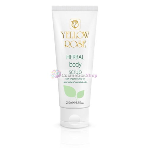 Yellow Rose Herbal- Exfoliating body scrub gel 250 ml.