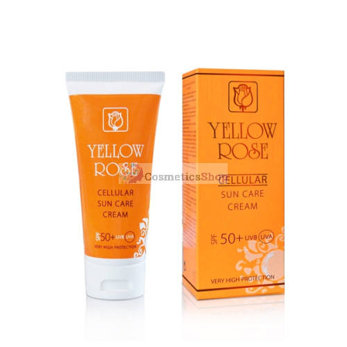 Yellow Rose Sun Care- Saules aizsargkrēms sejai SPF 50+ ar ābolu cilmes šūnām 50 ml.