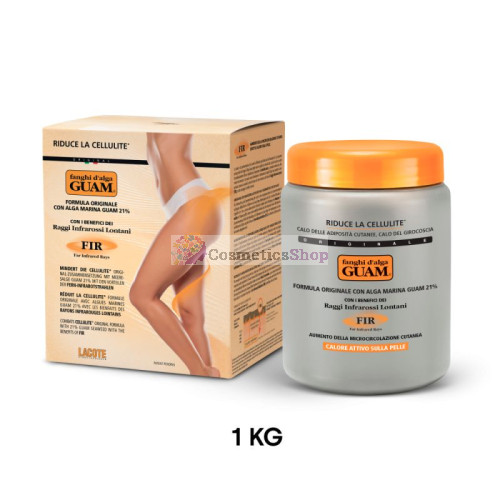 GUAM- Seaweed Body Wrap, Anti-Cellulite Mud with Infrared Heat 1000 gr.