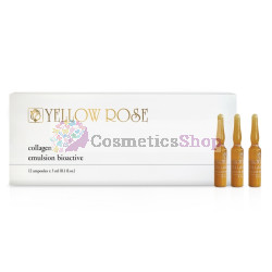 Yellow Rose AMPOULES Collagen- Moisturising, anti-wrinkle, firming and brightening emulsion 12x3 ml.