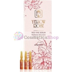 Yellow Rose AMPOULES Red Vine- Serum Radiance Skin Care 12 x3 ml.