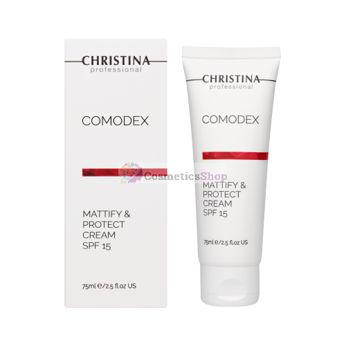 Christina Comodex- Matējošs un aizsargājošs dienas krēms ar SPF 15 75 ml.