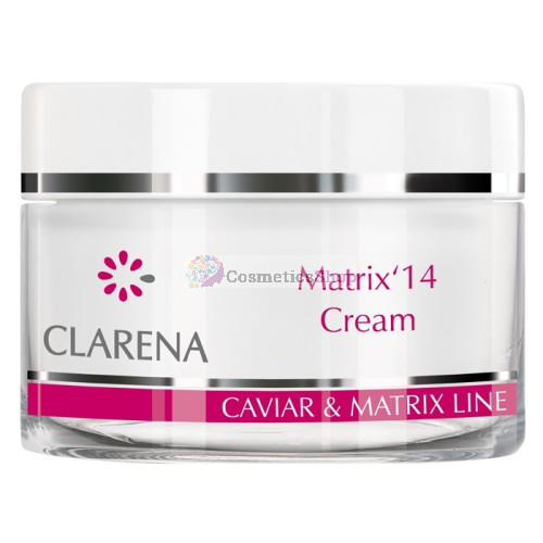 Clarena Caviar & Matrix Line- Krēms, kas aktivizē 14 jaunības gēnus 50 ml.
