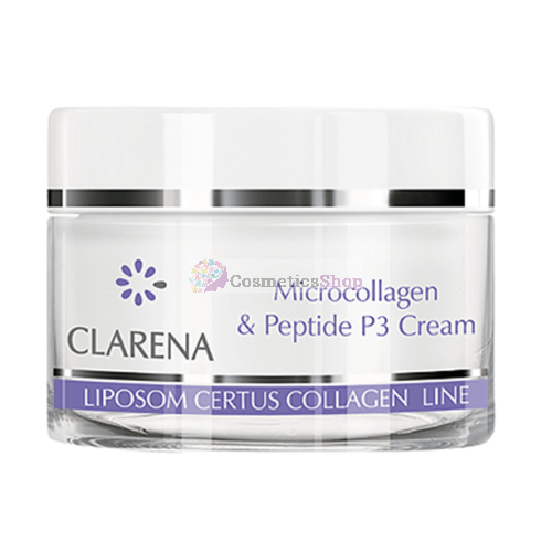 Clarena Liposom Certus Collagen Line- Ādu stimulējošs krēms ar mikrokolagēnu un biomimetiskiem peptīdiem 50 ml.