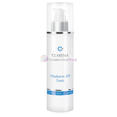 Clarena Hyaluron 3D Line- Увлажняющий и разглаживающий кожу тоник 200 ml.