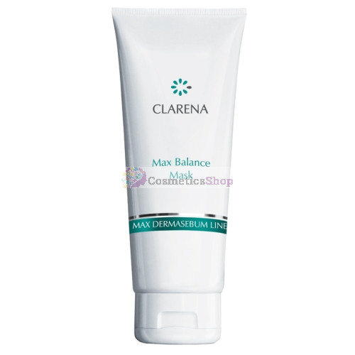 Clarena Max Dermasebum Line- Глубоко очищающая маска для жирной, склонной к акне кожи 200 ml. 