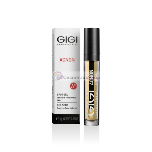 GIGI Acnon- Точечный гель для лечения прыщей на жирной коже 5 ml.