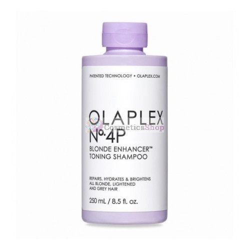 Olaplex No.4P Blonde Enhancer Toning Shampoo- Tonējošs violetais šampūns 250 ml.