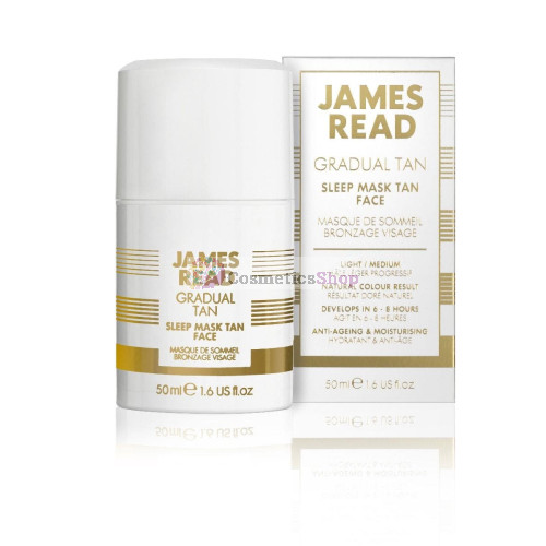 JAMES READ- Ночная маска для лица уход и загар 50 ml.
