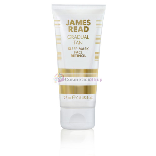 JAMES READ- Pašiedeguma nakts maska ar retinolu 25 ml.
