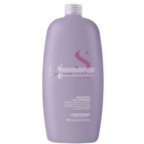 Alfaparf Semi di Lino Smooth- Nogludinošs šampūns nepakļāvīgiem matiem 1000 ml.
