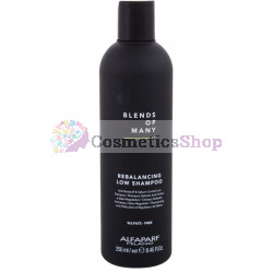 Alfaparf Blends Of Many- Līdzsvarojošs šampūns vīriešiem pret blaugznām un taukainai galvas ādai 250 ml.