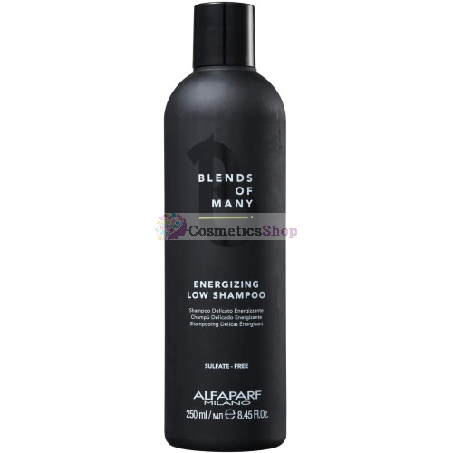 Alfaparf Blends Of Many- Enerģizējošs un stiprinošs šampūns vīriešiem pret matu izkrišanu 250 ml.