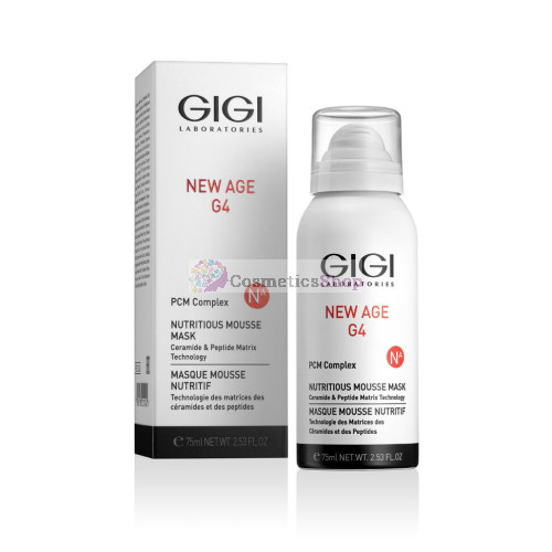 GIGI New Age G4- Маска-мусс питательная, экспресс-увлажнение 75 ml.