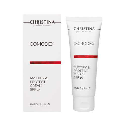 Christina Comodex- Matējošs un aizsargājošs dienas krēms ar SPF 15 75 ml.