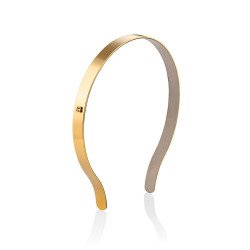 BALMAIN HAIR 18K золотой обруч на голову B-logo / LE Riviera 18K Golden Headband B- Logo