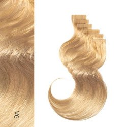 BALMAIN HAIR 100% Cilvēka matu pieaudzējumi / Fill-in Micro Ring Extensions 100% Human Hair, 40cm — 9A
