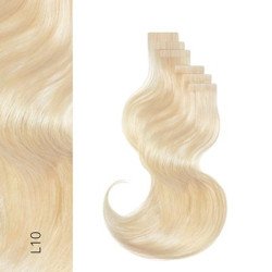 BALMAIN HAIR 100% Cilvēka matu pieaudzējumi / Fill-in Micro Ring Extensions 100% Human Hair, 40cm — L10