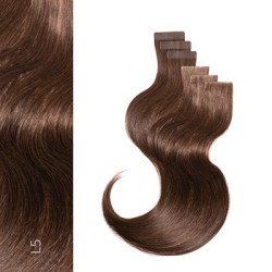 BALMAIN HAIR 100% Cilvēka matu pieaudzējumi / Fill-in Micro Ring Extensions 100% Human Hair, 40cm — L5