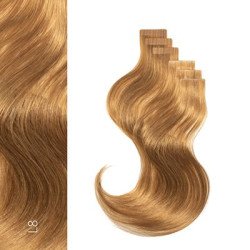 BALMAIN HAIR 100% Cilvēka matu pieaudzējumi / Fill-in Micro Ring Extensions 100% Human Hair, 40cm — L8